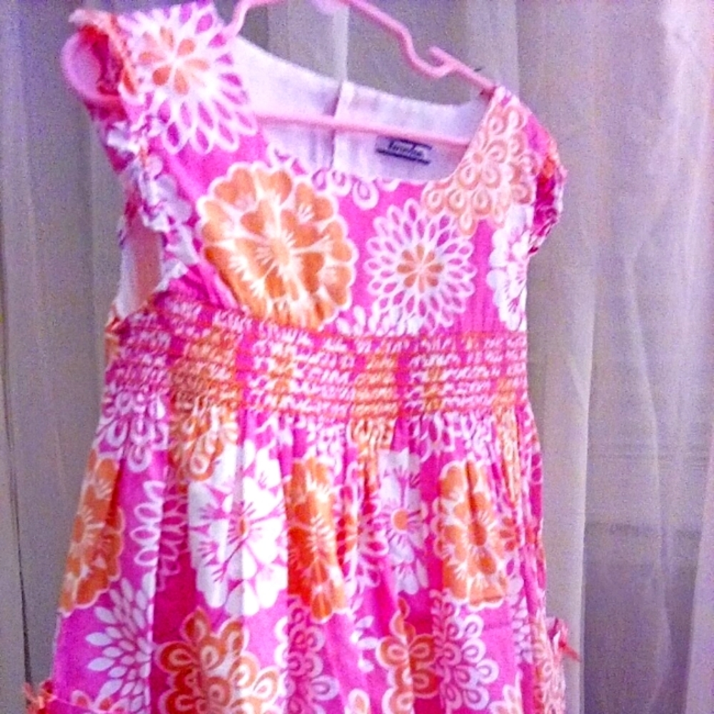 1- Pink dress from Heartstrings size 7,pockets underskirt nwot